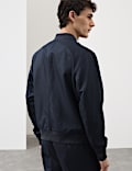 Cotton Linen Blend Bomber