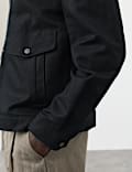 Harrington-Jacke mit hohem Baumwollanteil