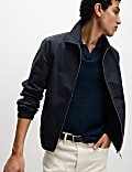 Chaqueta Harrington de algodón
