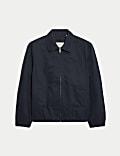 Chaqueta Harrington de algodón