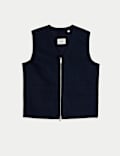 Padded Cotton Rich Canvas Gilet