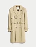 Cotton Lyocell Blend Trench