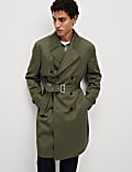 Cotton Lyocell Blend Trench