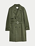 Cotton Lyocell Blend Trench