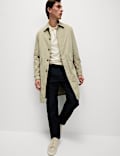 Shirt Collar Crinkle Mac