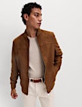Mock Suede Bomber jacket