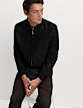 Faux Suede Bomber jacket