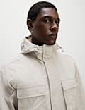 4 Pocket Hooded Field Jacket