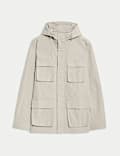 4 Pocket Hooded Field Jacket