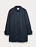 Cotton Blend Car Coat Mac