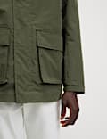 Cotton Rich Hooded Utility Jacket