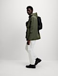 Cotton Rich Hooded Utility Jacket