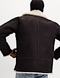Veste aviateur imitation daim
