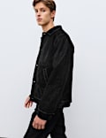 Flocked Denim Jacket