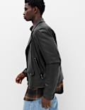 Faux Leather Biker Jacket