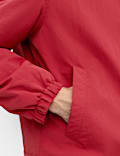 Zip Through Padded Harrington Jacket