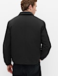 Zip Through Padded Harrington Jacket
