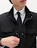 4 Pocket Funnel Neck Jacket