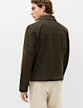 Faux Suede Utility Jacket