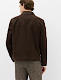 Faux Suede Utility Jacket
