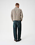 Wool Blend Textured Short Jacket
