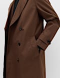 Pure Cotton Double Breasted Trench Coat