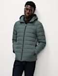 Veste légère matelassée garnie de plumes et de duvet
