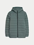 Veste légère matelassée garnie de plumes et de duvet