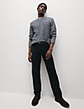 Regular Fit Italian Moleskin 5 Pocket Trousers