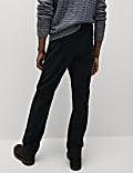 Straight Fit Italian Moleskin 5 Pocket Trousers