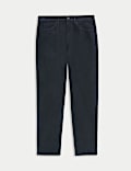 Regular Fit Italian Moleskin 5 Pocket Trousers
