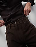 Regular Fit Italian Moleskin 5 Pocket Trousers