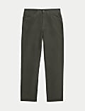 Regular Fit Italian Moleskin 5 Pocket Trousers