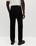 Straight Fit Italian Moleskin 5 Pocket Trousers