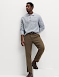 Regular Fit Italian Moleskin Trousers