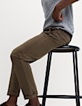 Regular Fit Italian Moleskin Trousers