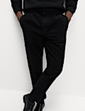 Straight Fit Italian Moleskin Chino Trousers