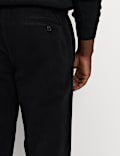 Straight Fit Italian Moleskin Chino Trousers
