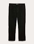 Regular Fit Italian Moleskin Trousers
