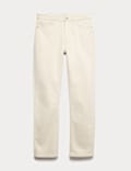 Jeans straight italianos de tacto suave