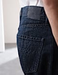 Loose Fit Lightweight Linen Blend Jeans