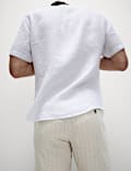 Regular Fit Cotton Linen Blend Chino Shorts