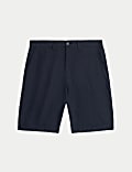 Regular Fit Linen Blend Chino Shorts