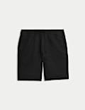 Linen Blend Elasticated Waist Shorts