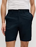 Linen Blend Chino Shorts