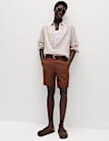 Linen Blend Chino Shorts