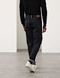 Tapered Fit Japanese Selvedge Stretch Jeans