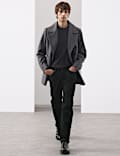 Straight Fit Pure Cotton Selvedge Jeans
