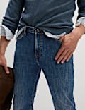Straight Fit Stretch Jeans
