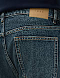 Straight Fit Pure Cotton Heavyweight Jeans